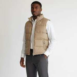 Woods Warwick Down Puffer Vest Mens M Tan 700 Fill Lightweight Hiking Outdoor